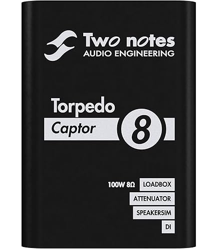 Amazon.com: Two Notes Torpedo Captor Reactive Loadbox, DI and
